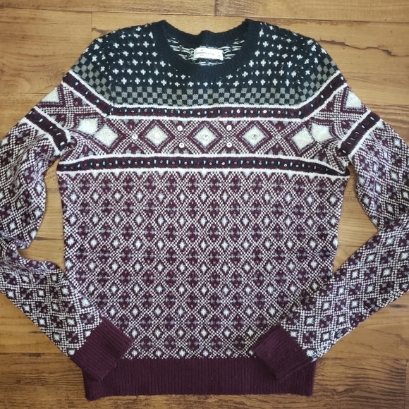 Abercrombie & Fitch Sweaters - Abercrombie & fitch Fair isle jewel sweater